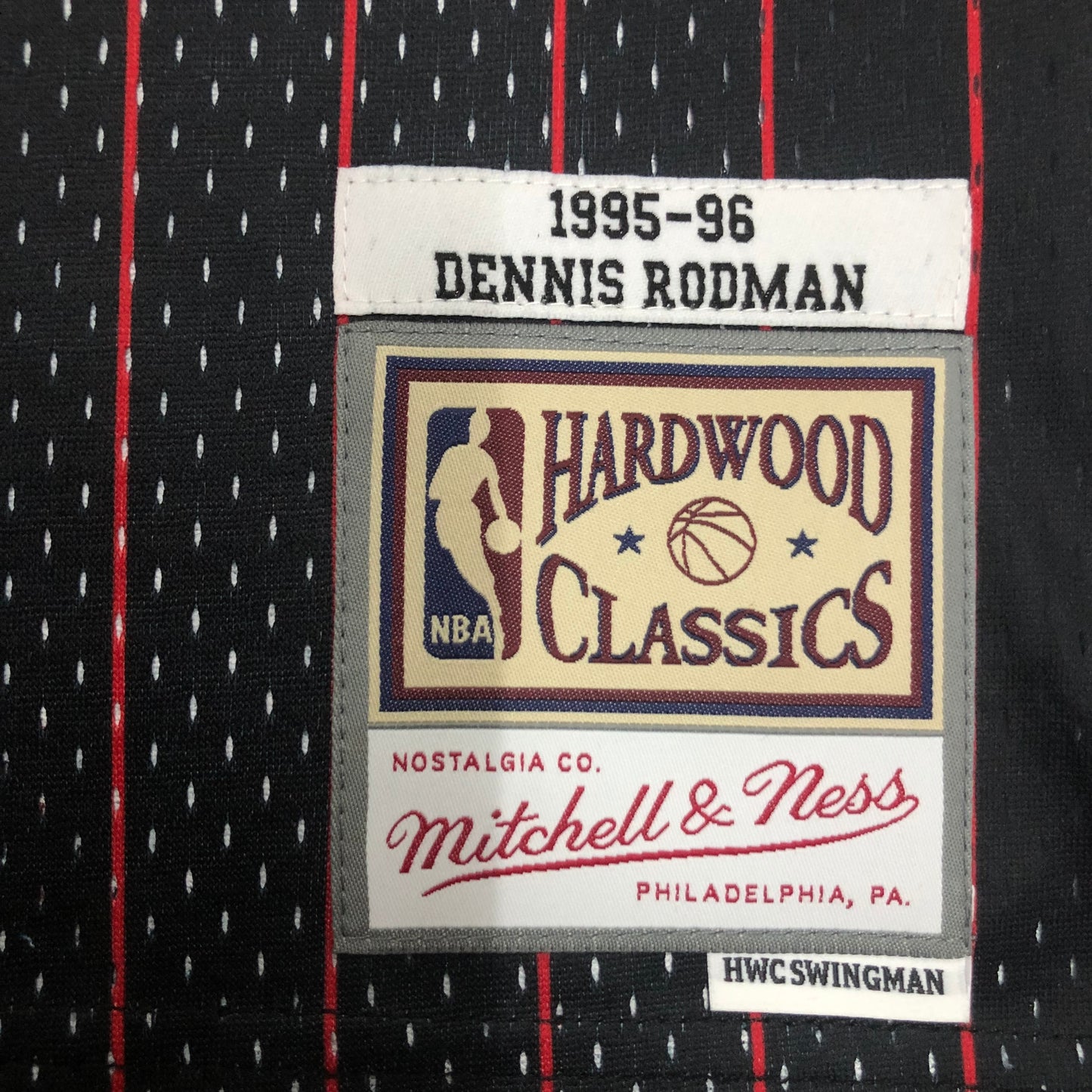 Chicago Bulls - Dennis Rodman 1995/96 - schwarz
