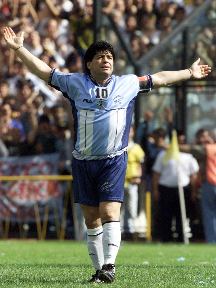 Argentinien SPEZIAL SONDERTRIKOT MARADONA 2001