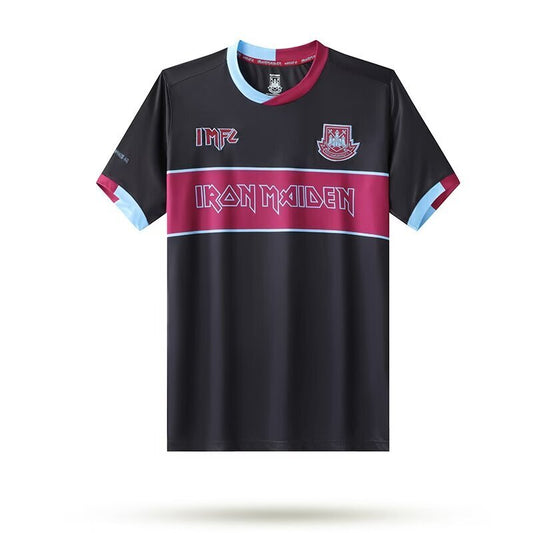West Ham United X Iron Maiden 2022 Black Shirt