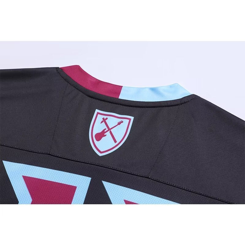 West Ham United X Iron Maiden 2022 Black Shirt