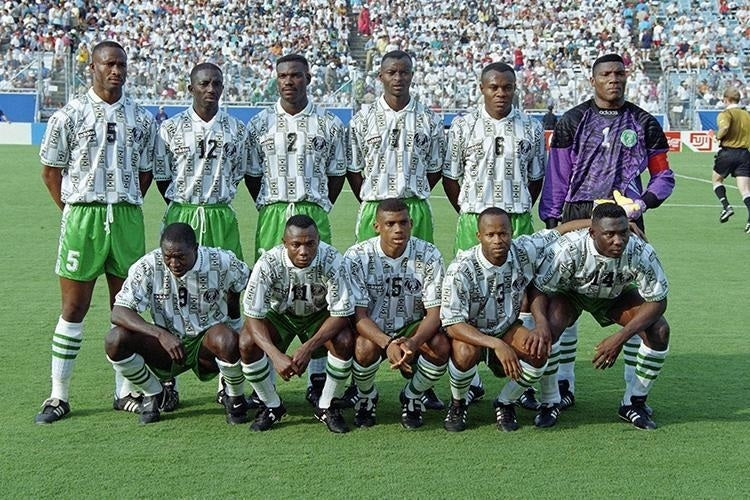 Nigeria WM 1994 Auswärtstrikot
