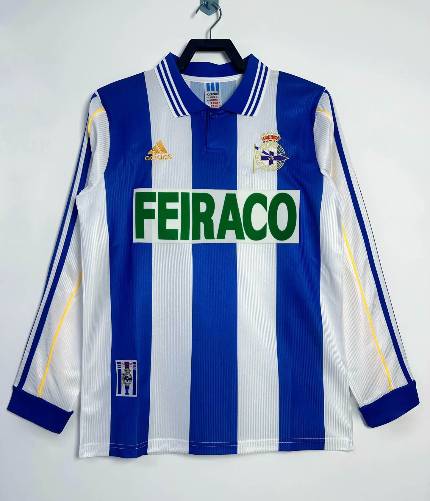 Deportivo La Coruña Saison 1999/00 Heimtrikot Langarm