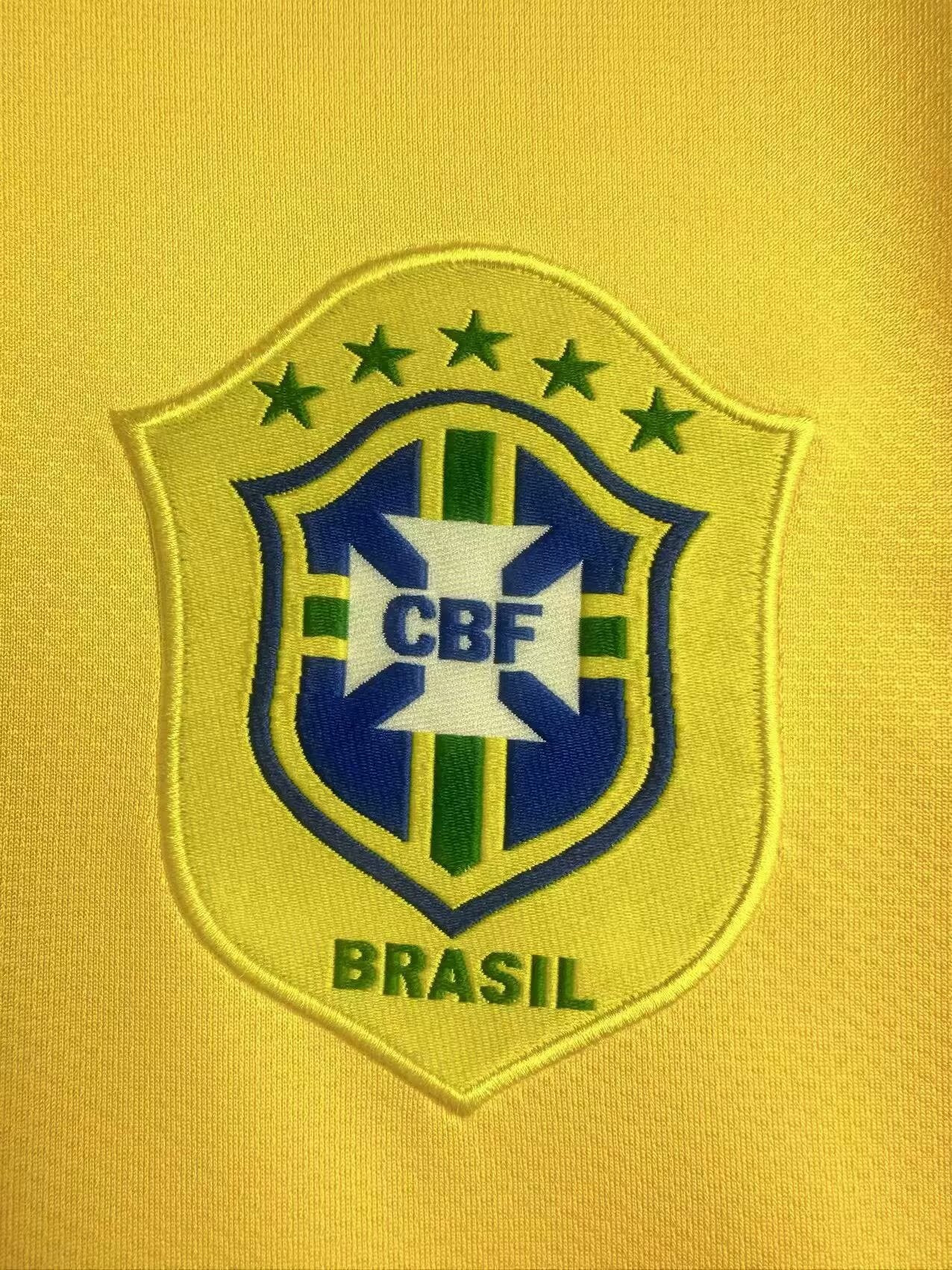 Brasilien WM 2006 Heimtrikot Langarm