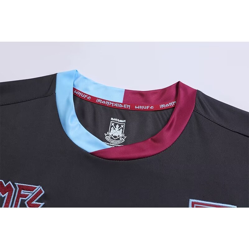 West Ham United X Iron Maiden 2022 Black Shirt