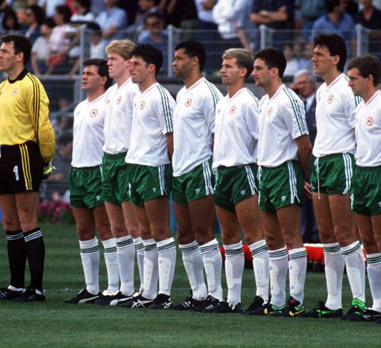 Irland 1990 - 1992 Auswärtstrikot