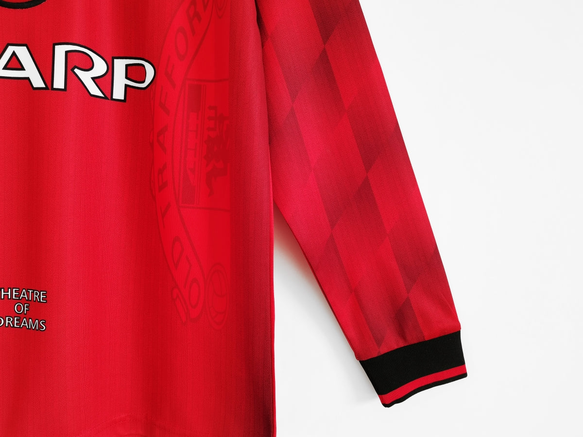 Manchester United 1996 - 1998 Heimtrikot LANGARM