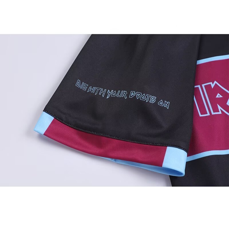 West Ham United X Iron Maiden 2022 Black Shirt