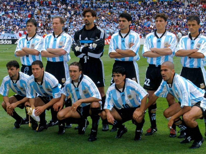 Argentinien WM 1998 Heimtrikot