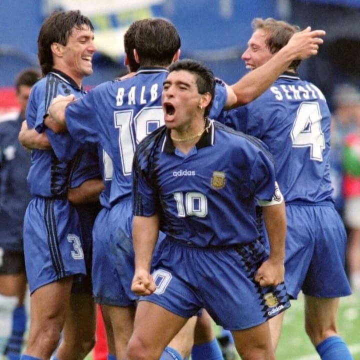 Argentinien WM 1994 Auswärtstrikot