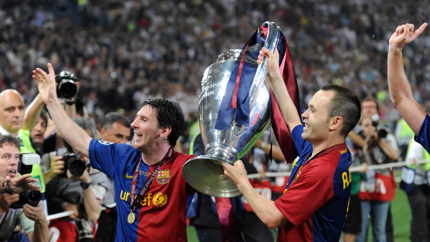 FC Barcelona 2008/09 Champions League Finaltrikot Kurzarm