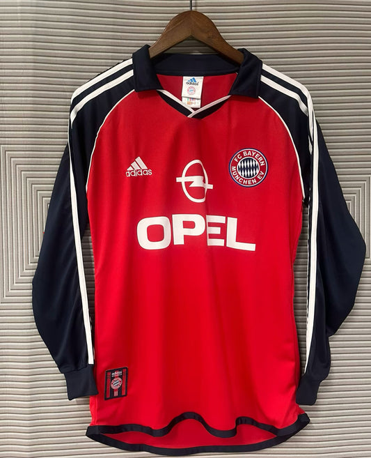 FC Bayern München 1999 - 2001 Heimtrikot Langarm