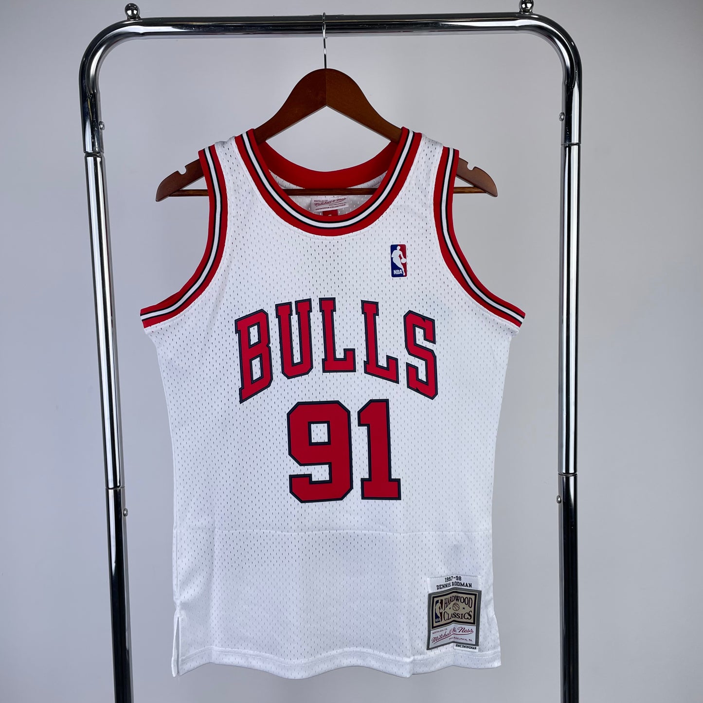 Chicago Bulls - Dennis Rodman 1997/98 - weiß