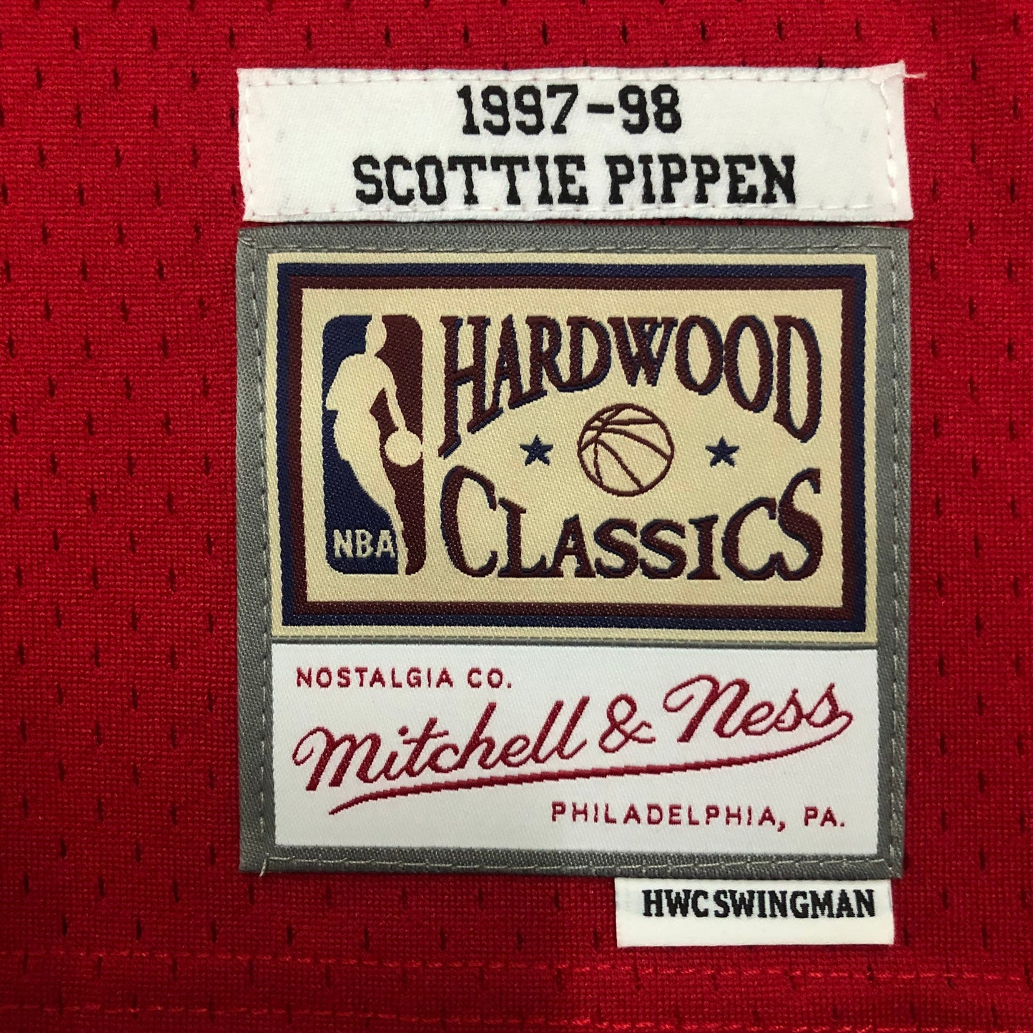 Chicago Bulls - Scottie Pippen 1997/98 - rot