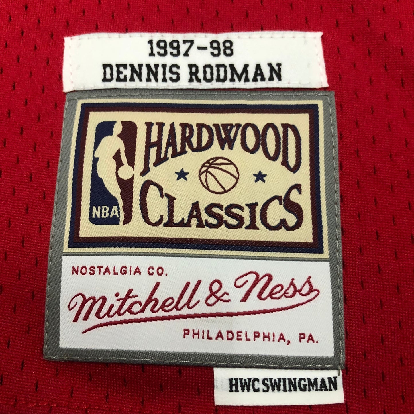 Chicago Bulls - Dennis Rodman 1997/98 - rot