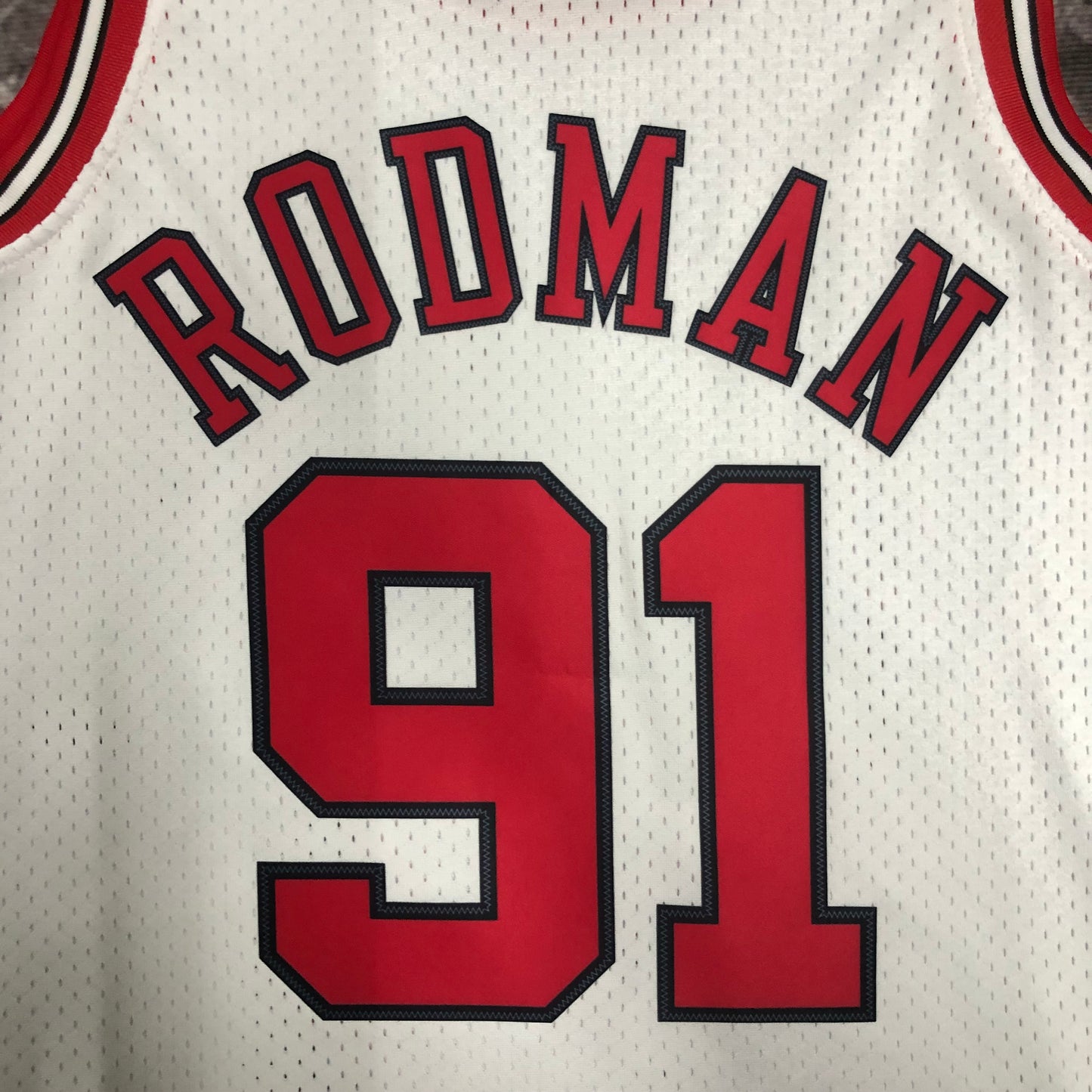 Chicago Bulls - Dennis Rodman 1997/98 - weiß