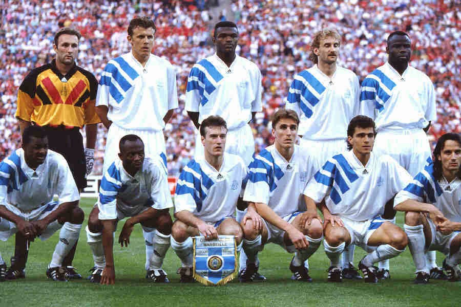 Olympique Marseille Saison 1992/93 Champions League Trikot