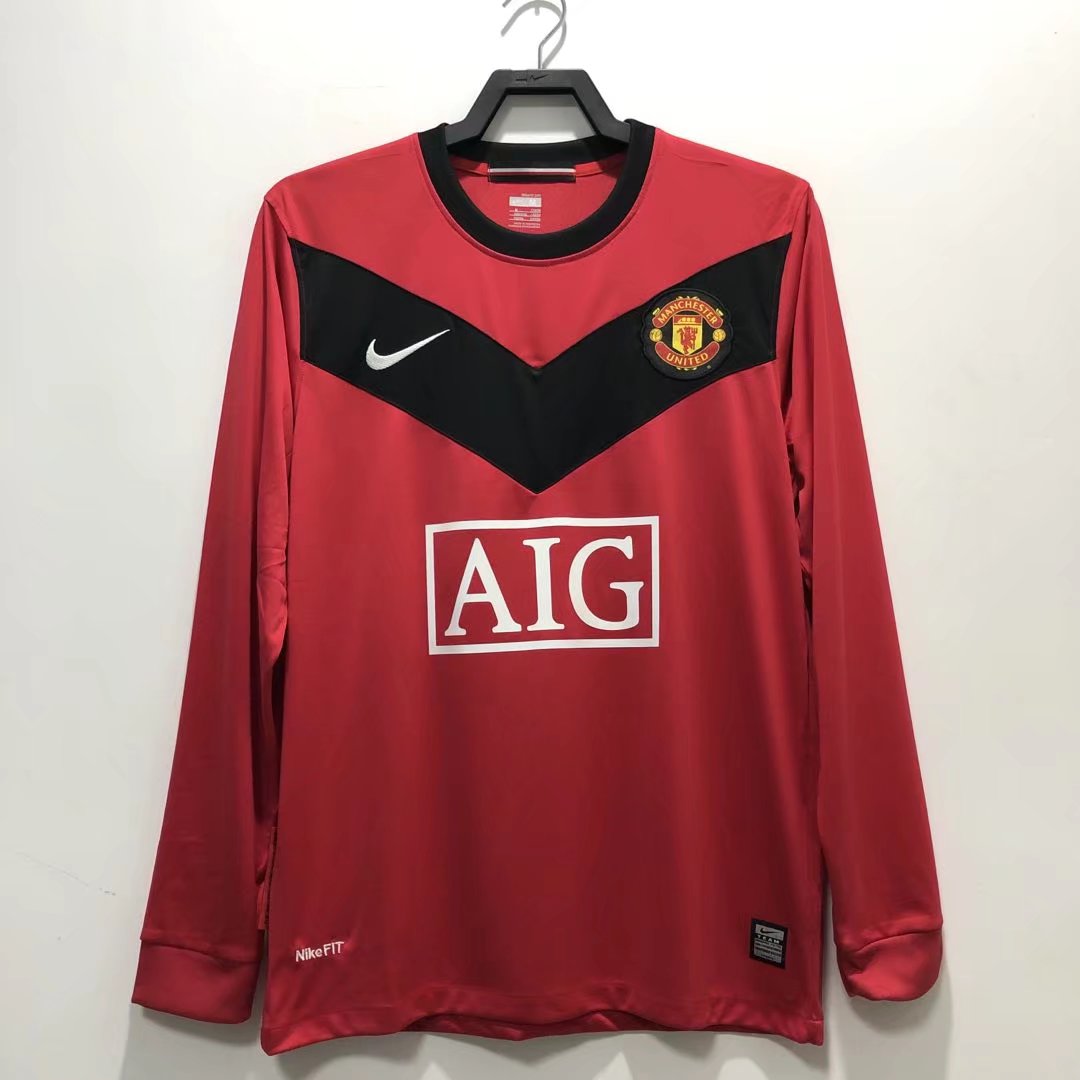 Manchester United 2009 - 2010 Heimtrikot LANGARM