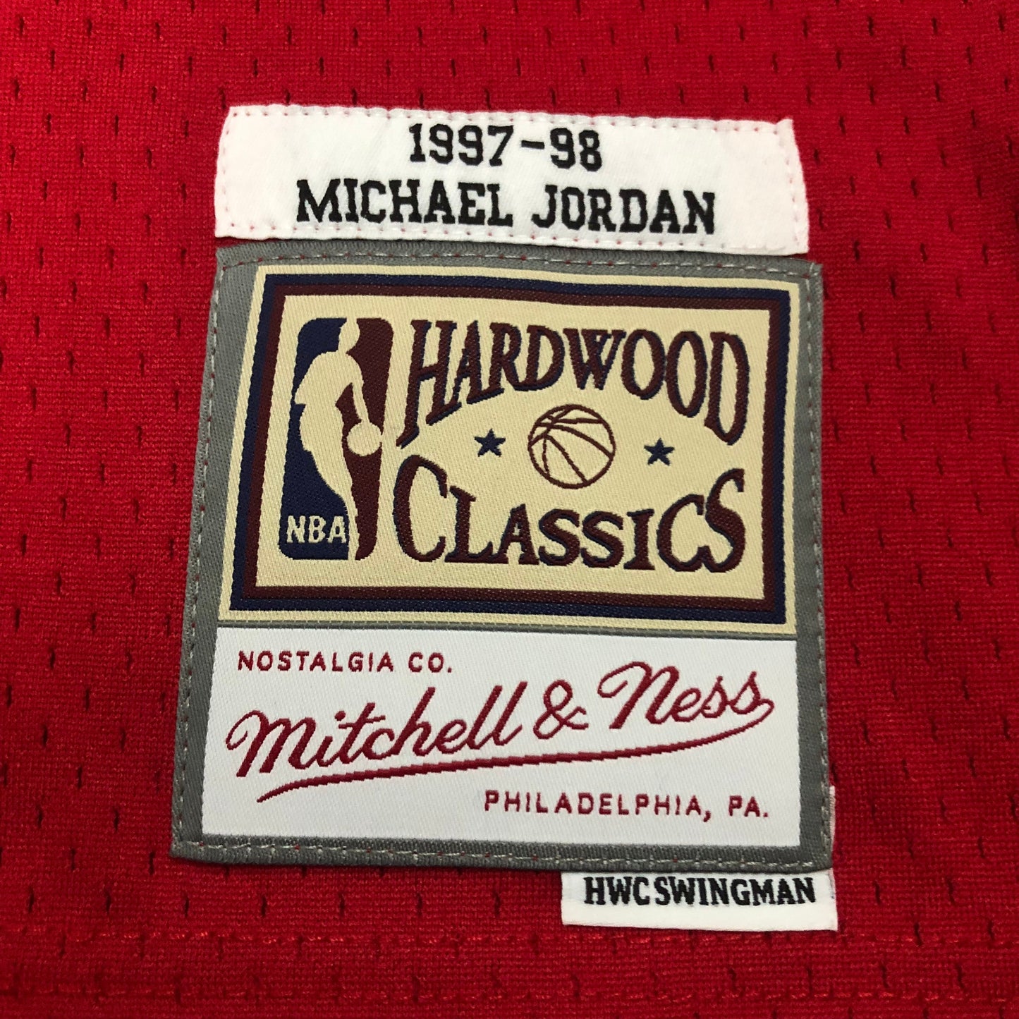 Chicago Bulls - Michael Jordan 1997/98 - rot