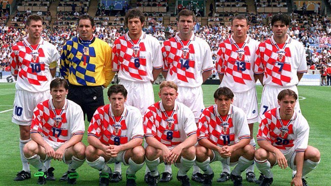 Kroatien WM 1998 Heimtrikot