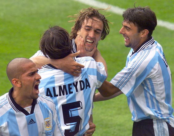 Argentinien WM 1998 Heimtrikot