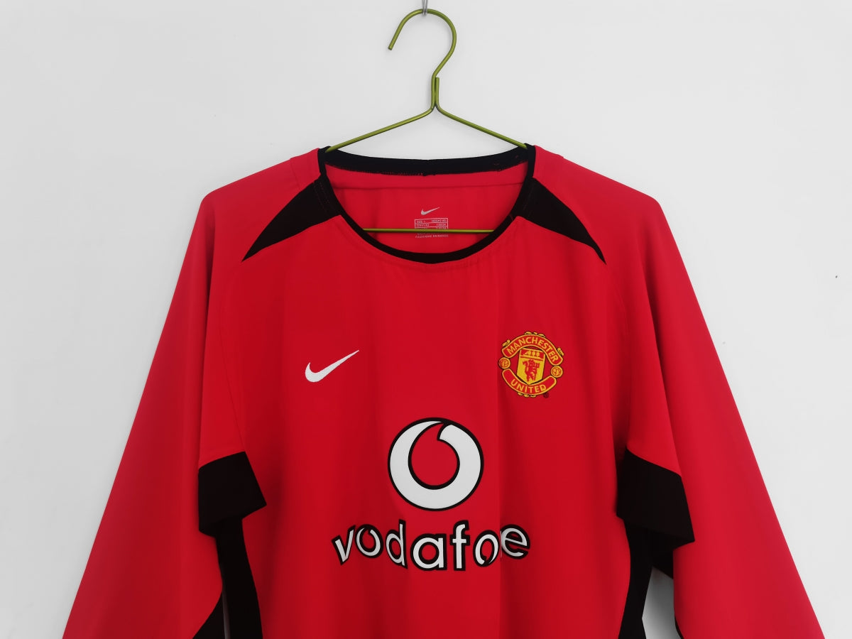 Manchester United 2002 - 2004 Heimtrikot LANGARM