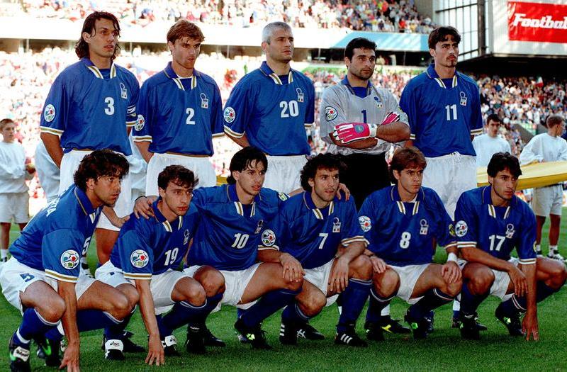 Italien EM 1996 Heimtrikot