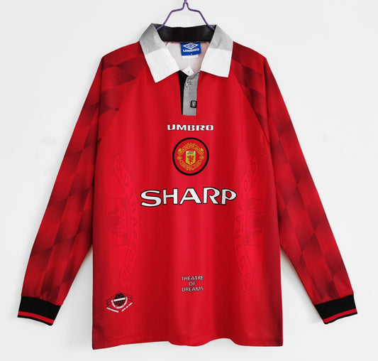 Manchester United 1996 - 1998 Heimtrikot LANGARM