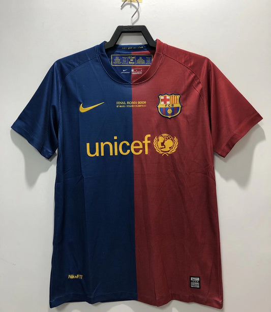 FC Barcelona 2008/09 Champions League Finaltrikot Kurzarm