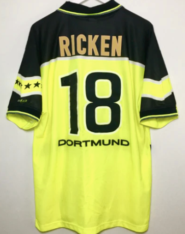 BVB Borussia Dortmund 1996/97 Champions League Final Trikot