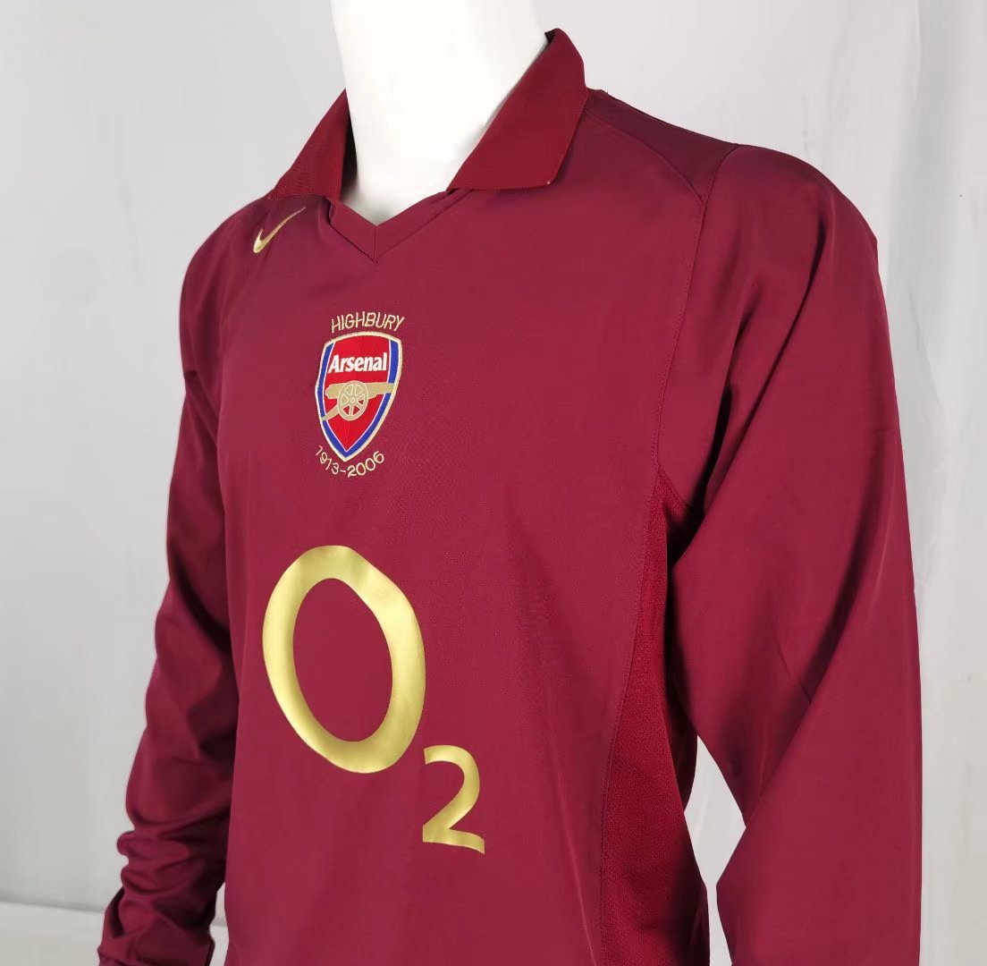 Arsenal London 2005/06 Heimtrikot LANGARM