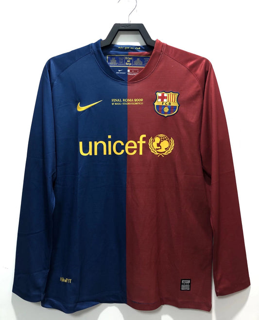 FC Barcelona 2008/09 Champions League Finaltrikot Langarm