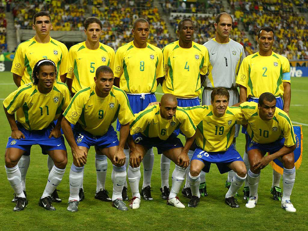 Brasilien WM 2002 Heimtrikot