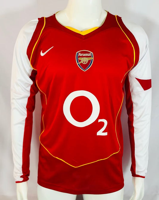 Arsenal London 2004/05 Heimtrikot LANGARM