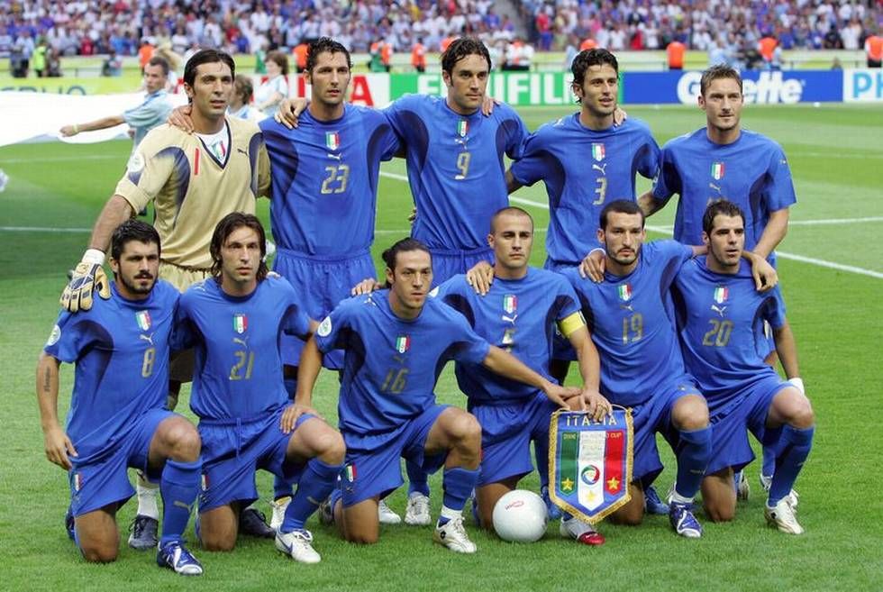 Italien WM 2006 Heimtrikot