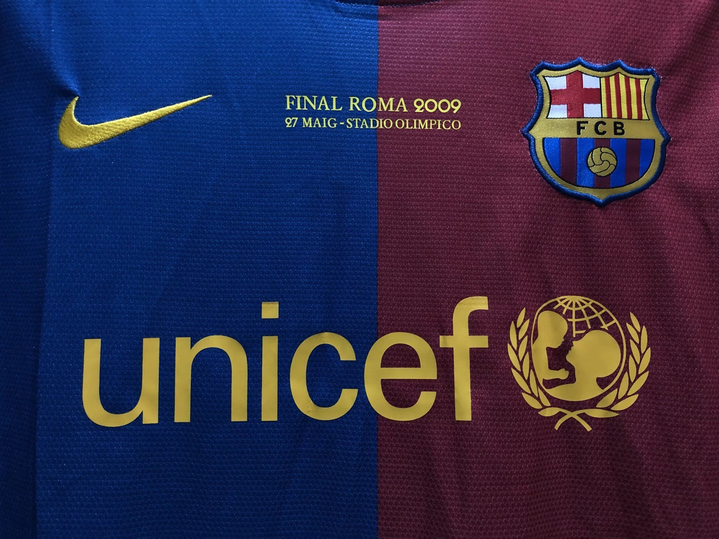 FC Barcelona 2008/09 Champions League Finaltrikot Langarm