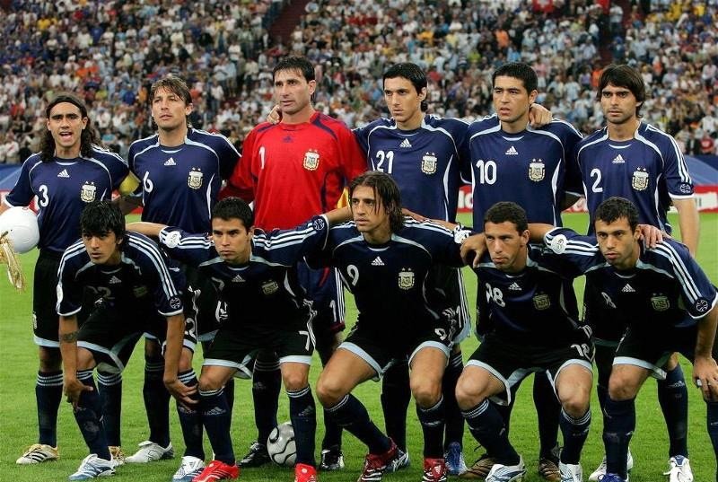 Argentinien WM 2006 Auswärtstrikot