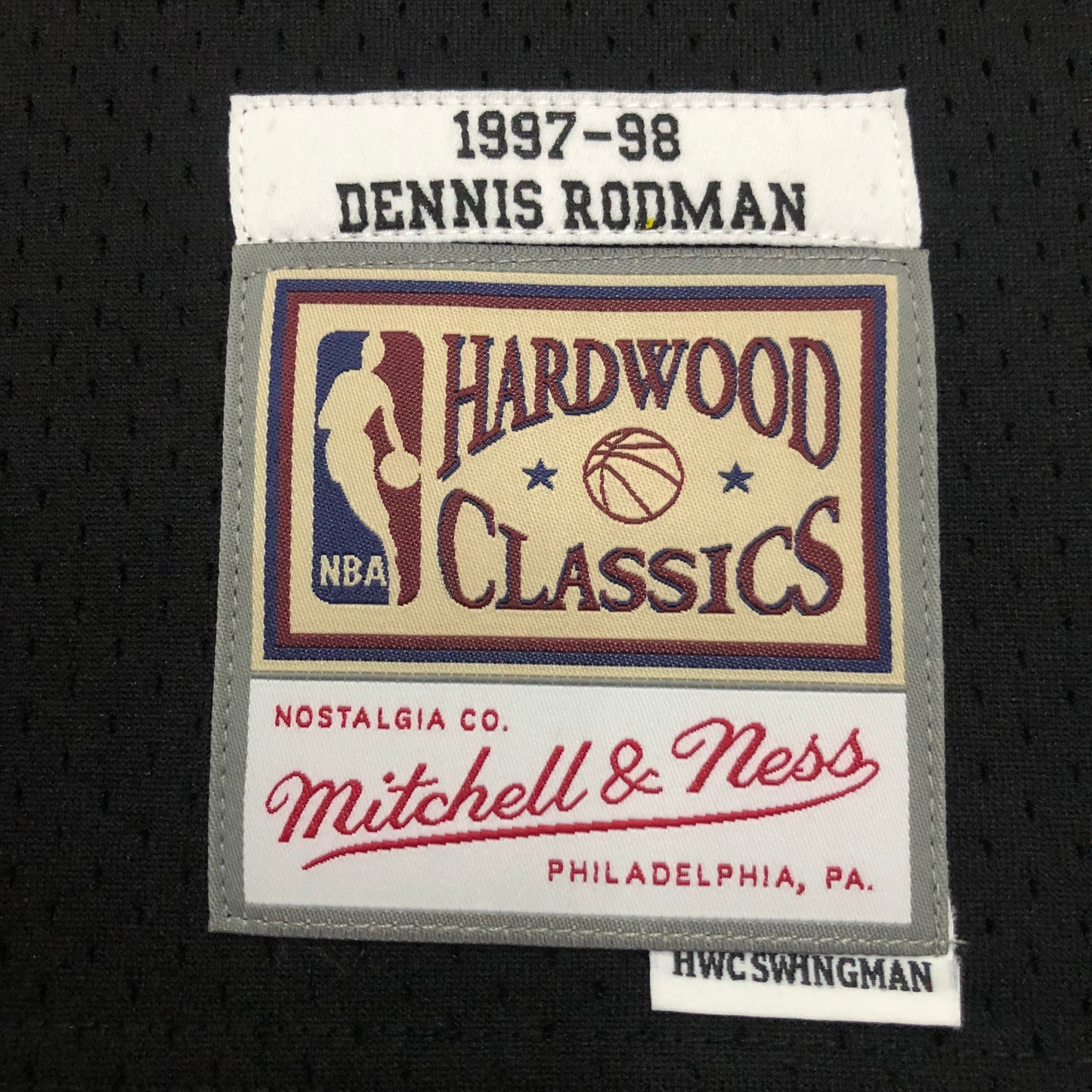 Chicago Bulls - Dennis Rodman 1997/98 - schwarz