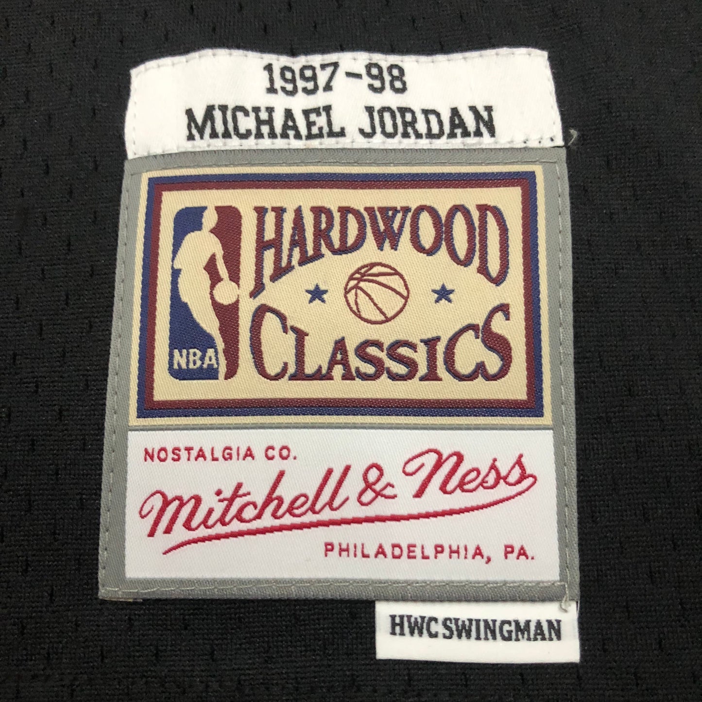 Chicago Bulls - Michael Jordan 1997/98 - schwarz
