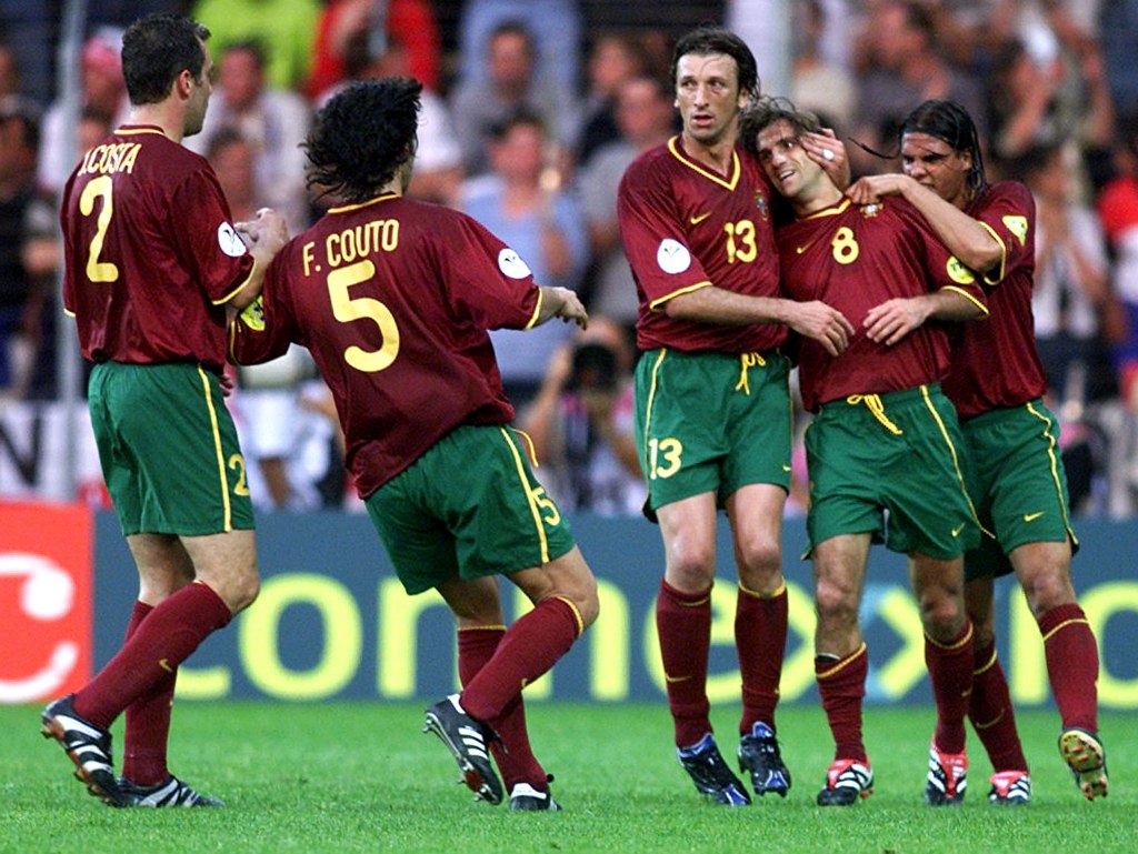 Portugal EM 2000 Heimtrikot